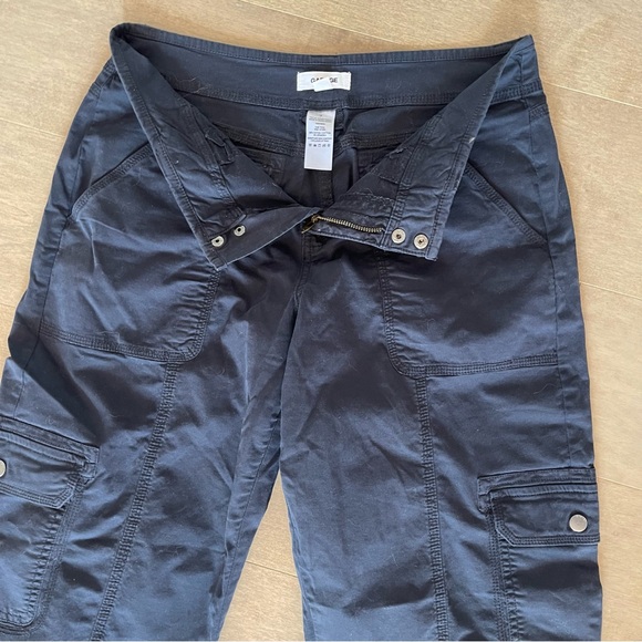 Garage Navy Blue Cargo Pants - Picture 3 of 5